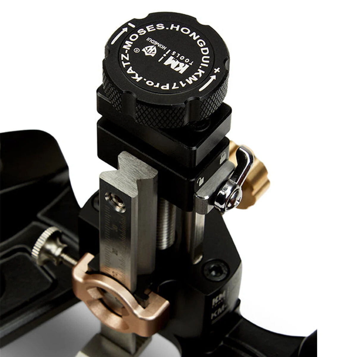 HONGDUI KM-17 Pro Router Plane | Adjustable Fence & CAM Lock | 1/2-Inch Dual Blade - Image 4
