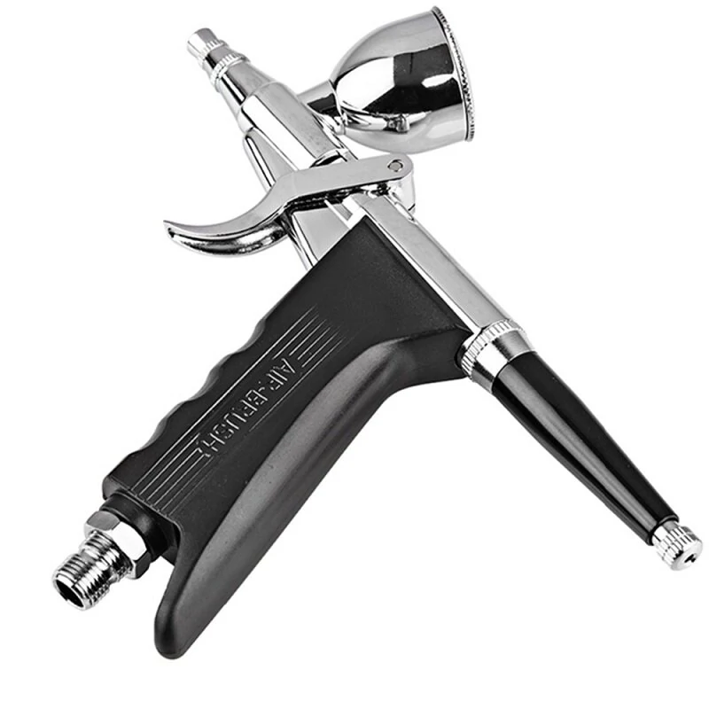 Iwata Airbrush Set - 0.3mm & 0.5mm Tips, 3 Cups | Double Action Spray Gun for Model, Nail, Car Paint - Image 4