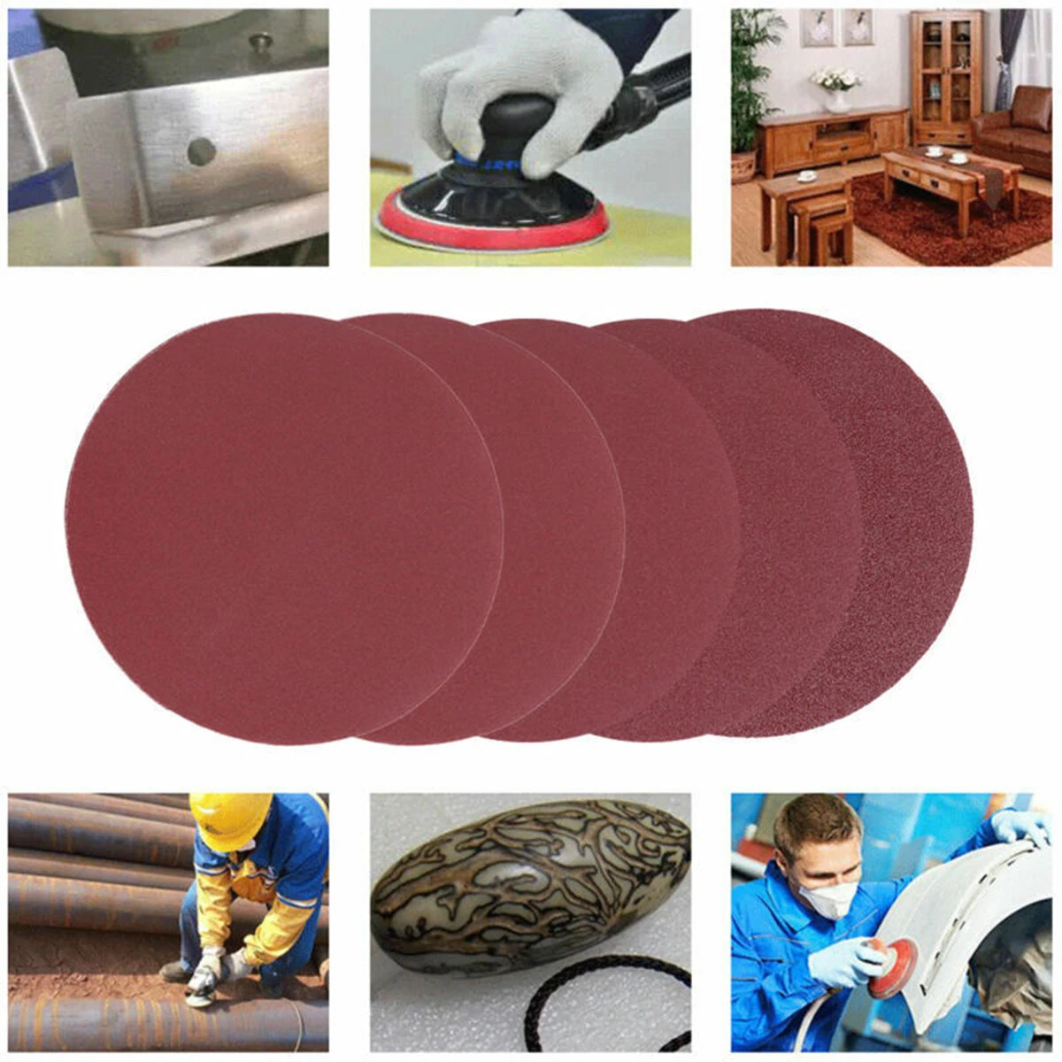 3M Sanding Discs 100pcs | 80-3000 Grit Sandpaper Sheets for Grinding & Polishing - Image 4