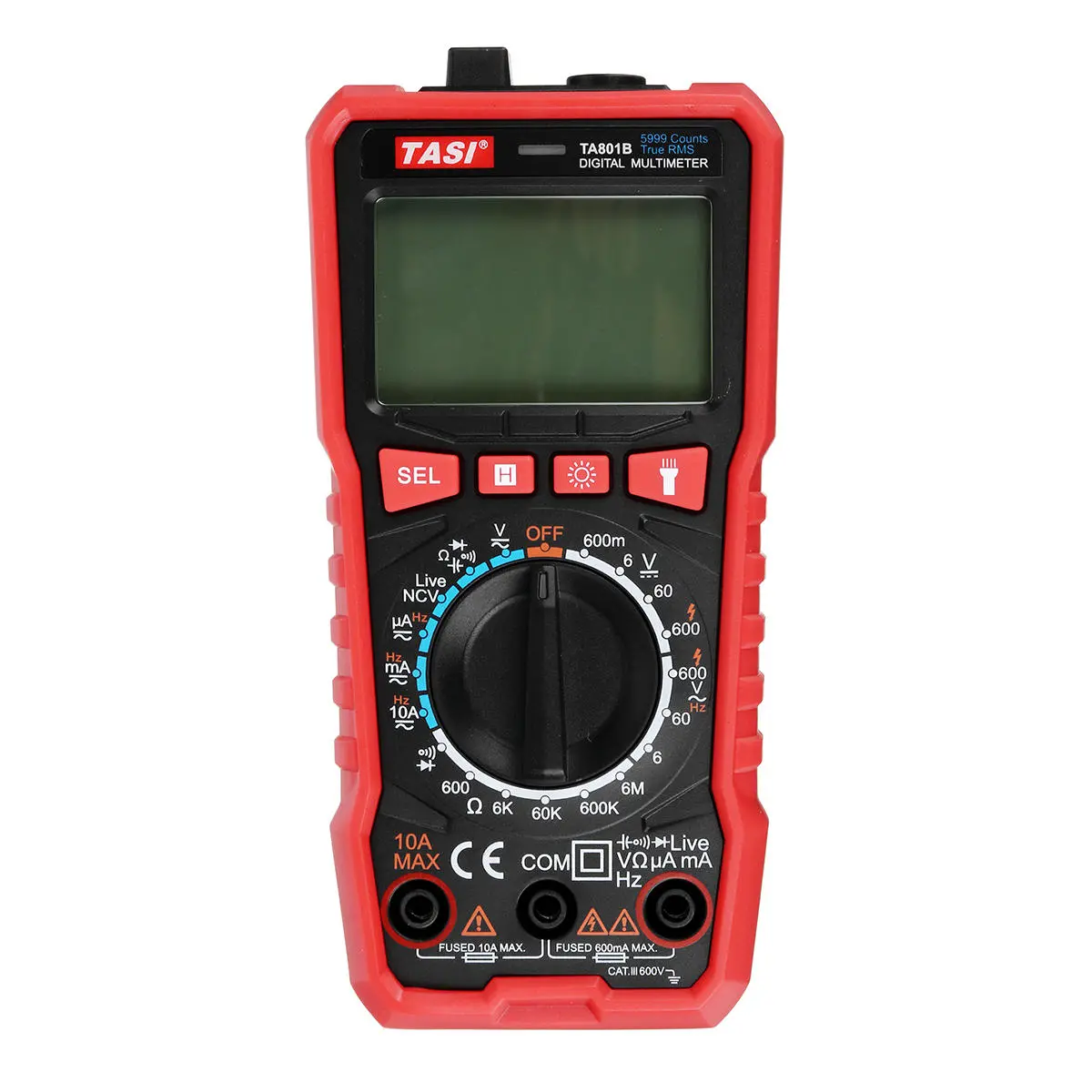 TA801B Digital Multimeter - High Precision Manual/Auto AC DC Ammeter - Image 2