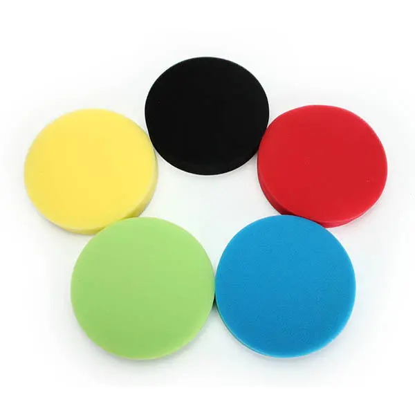 Flat Sponge Buffing Polishing Pad Kit - 3 4 5 6 7 Inch For Car Polisher - Image 2