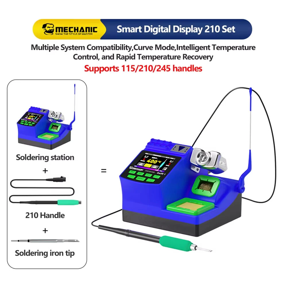 MECHANIC Swift 1 Digital Soldering Station | 100-480°C Rapid Heating | LED Display - Image 3