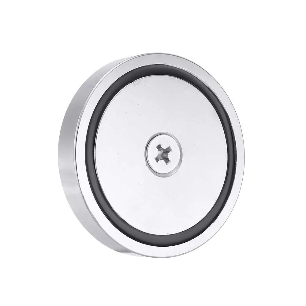 D90mm 400Kg Neodymium Recovery Magnet - Strong Hook with Diving Rope for Metal Detecting - Image 4