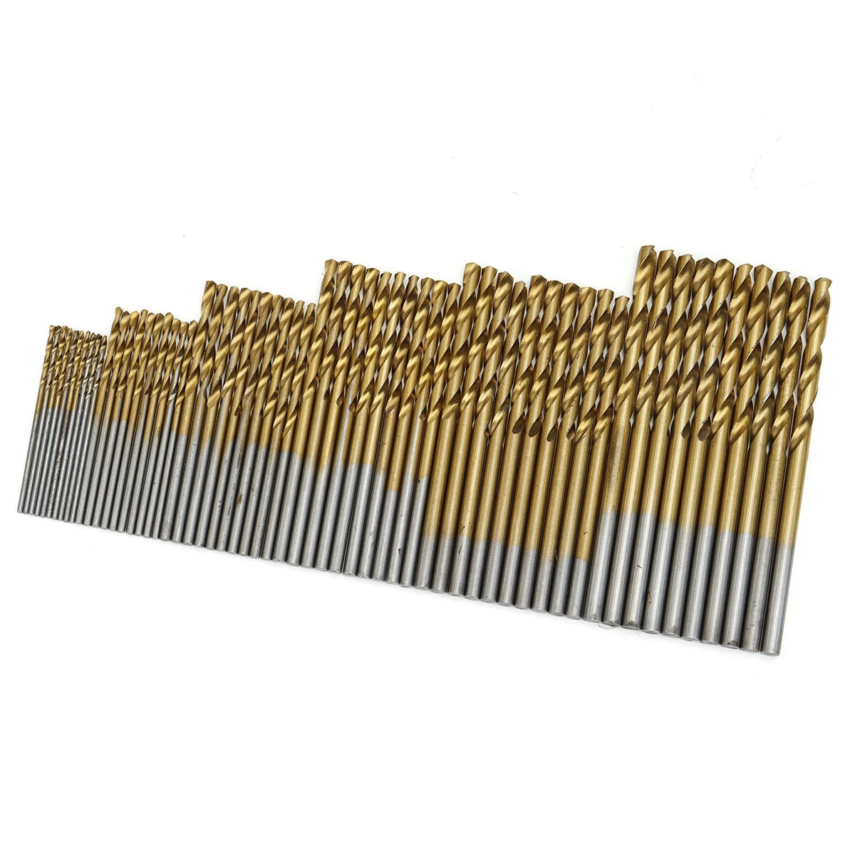 60PCS Titanium-Coated High-Speed Steel Drill Bit Set - 1mm to 3.5mm Sizes | Precision Twist Drill Bits - Image 3