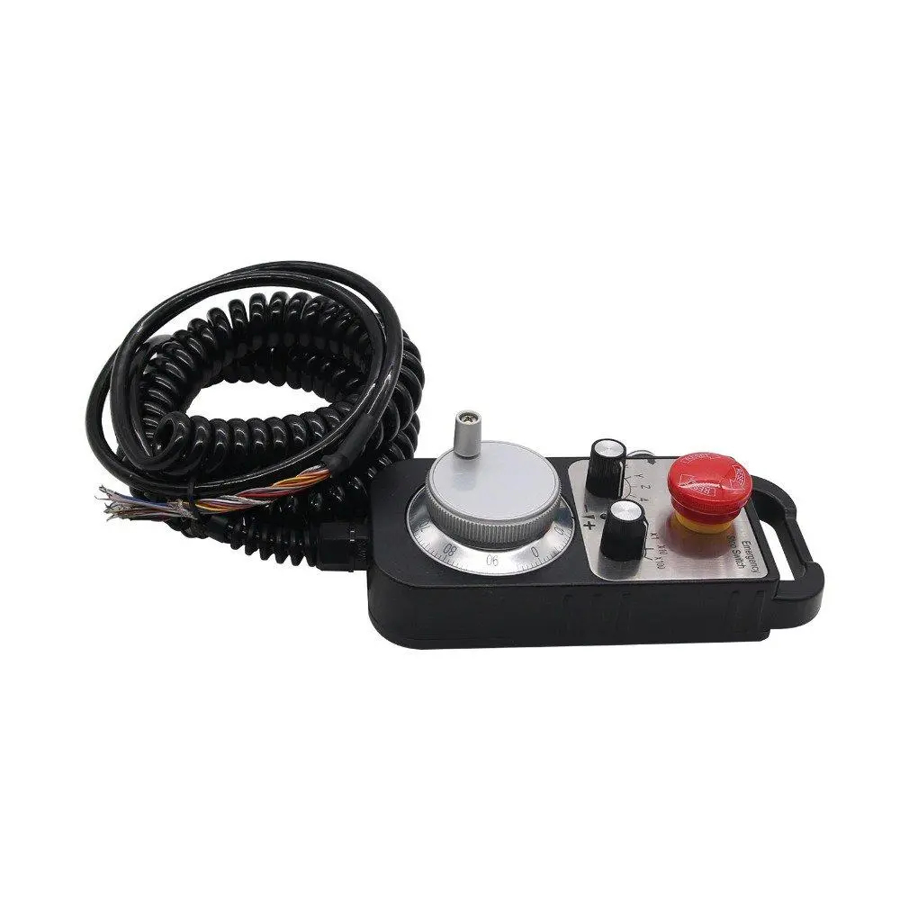 Machifit 6 Axis CNC MPG Pendant - Manual Pulse Generator with Emergency Stop - Image 3