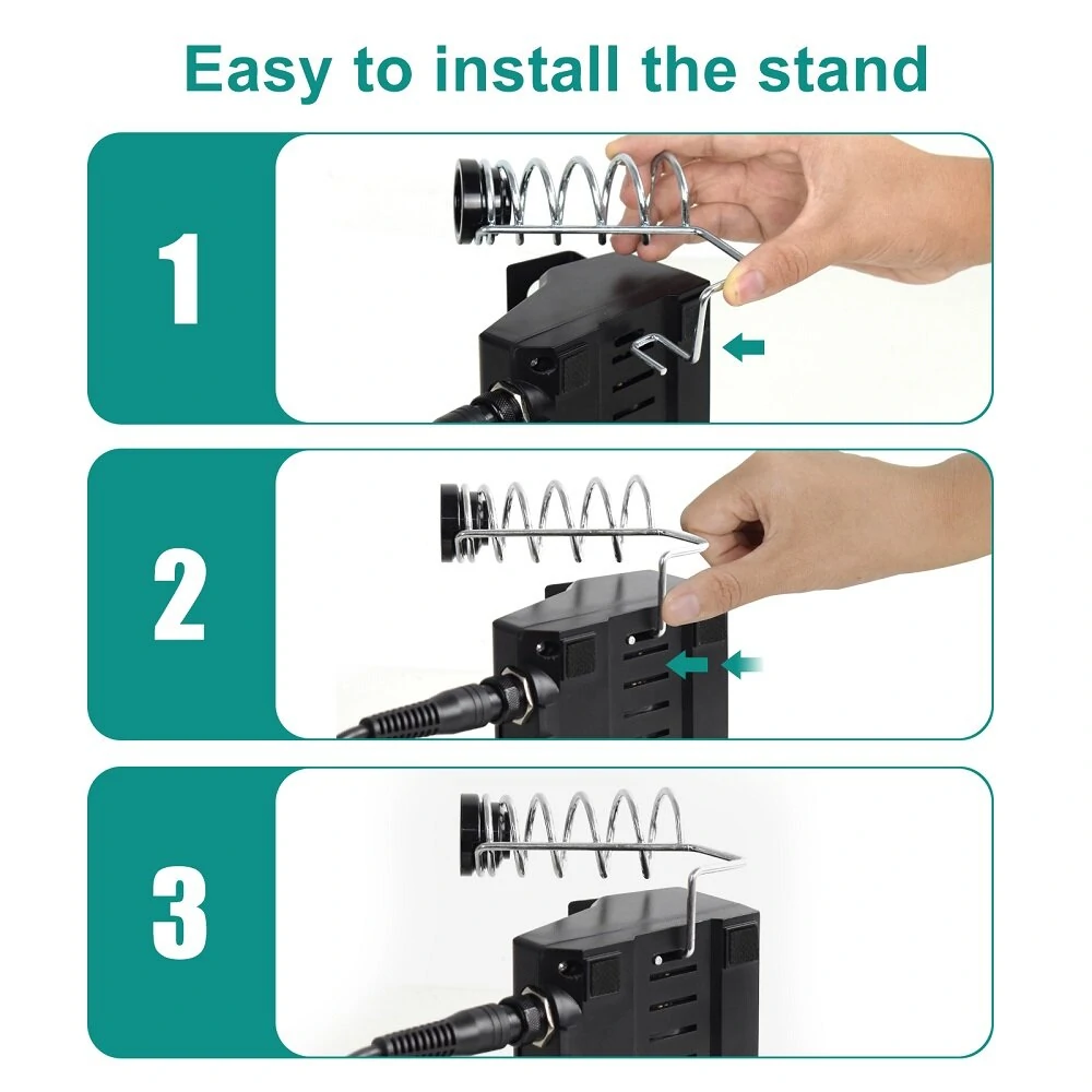 YIHUA 882D Smart Soldering Station | 750W Digital Display | Phone Repair & Desoldering - Image 4