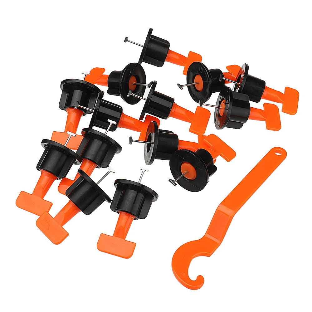 Ceramic Tile Leveling System Kit - 41-102pcs Floor & Wall Tool with Spacers - Image 2