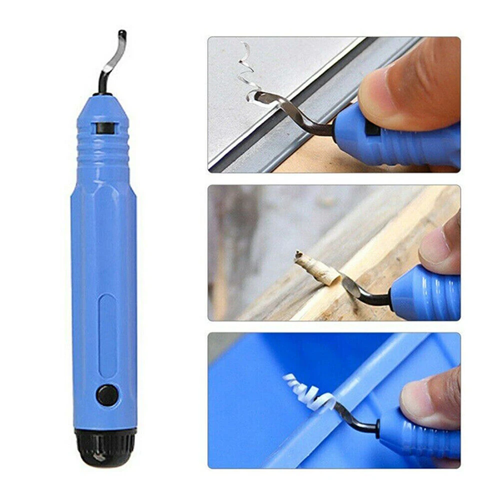 Deburring Tool Kit with 10 Blades & Handle | Alloy Burr Removal for Handicrafts & Plastic - Image 3