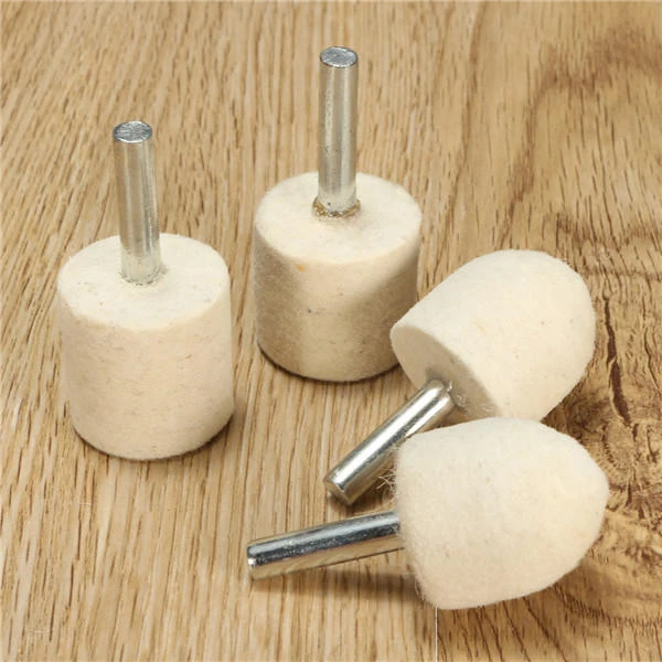 Wool Polishing Buffing Wheel Set - 4pcs For Final Polishing Process | Abrasive Tool - Image 5