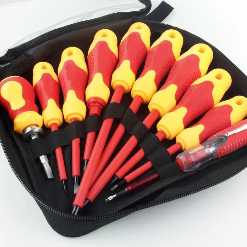 10pcs Insulated Hand Screwdriver Set - Electronic Tool Accessory Kit | 2028E - Image 2
