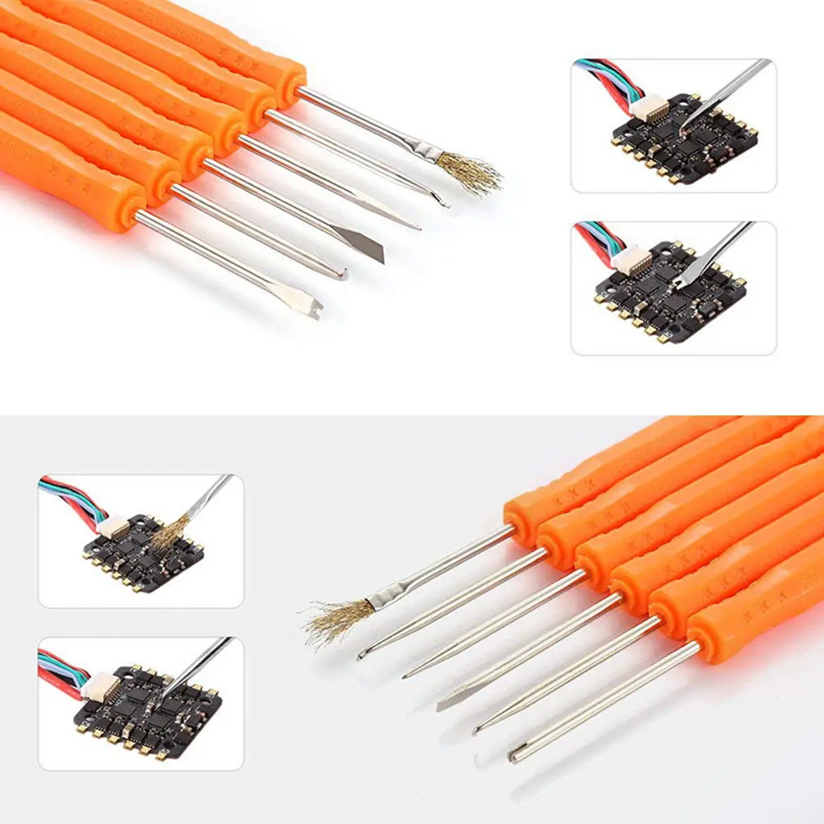 60W Adjustable Temperature Soldering Iron Kit | 20-in-1 Electronics Welding Tool Set - Image 3