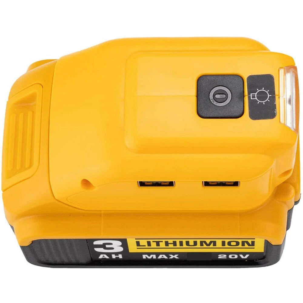 DeWalt LED Work Light - 140 Lumens for 14.4V/18V/20V Batteries with 2 USB Ports - Image 5