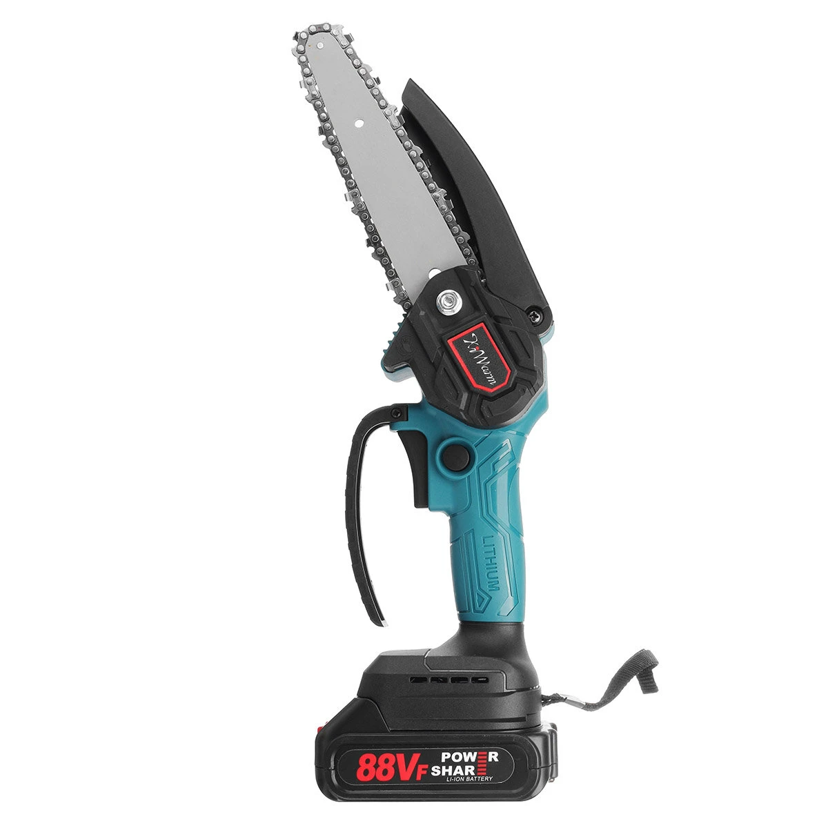 Kiwarm 88VF 6-Inch Rechargeable Chainsaw | One-Hand Cordless Cutter with Digital Display - Image 3