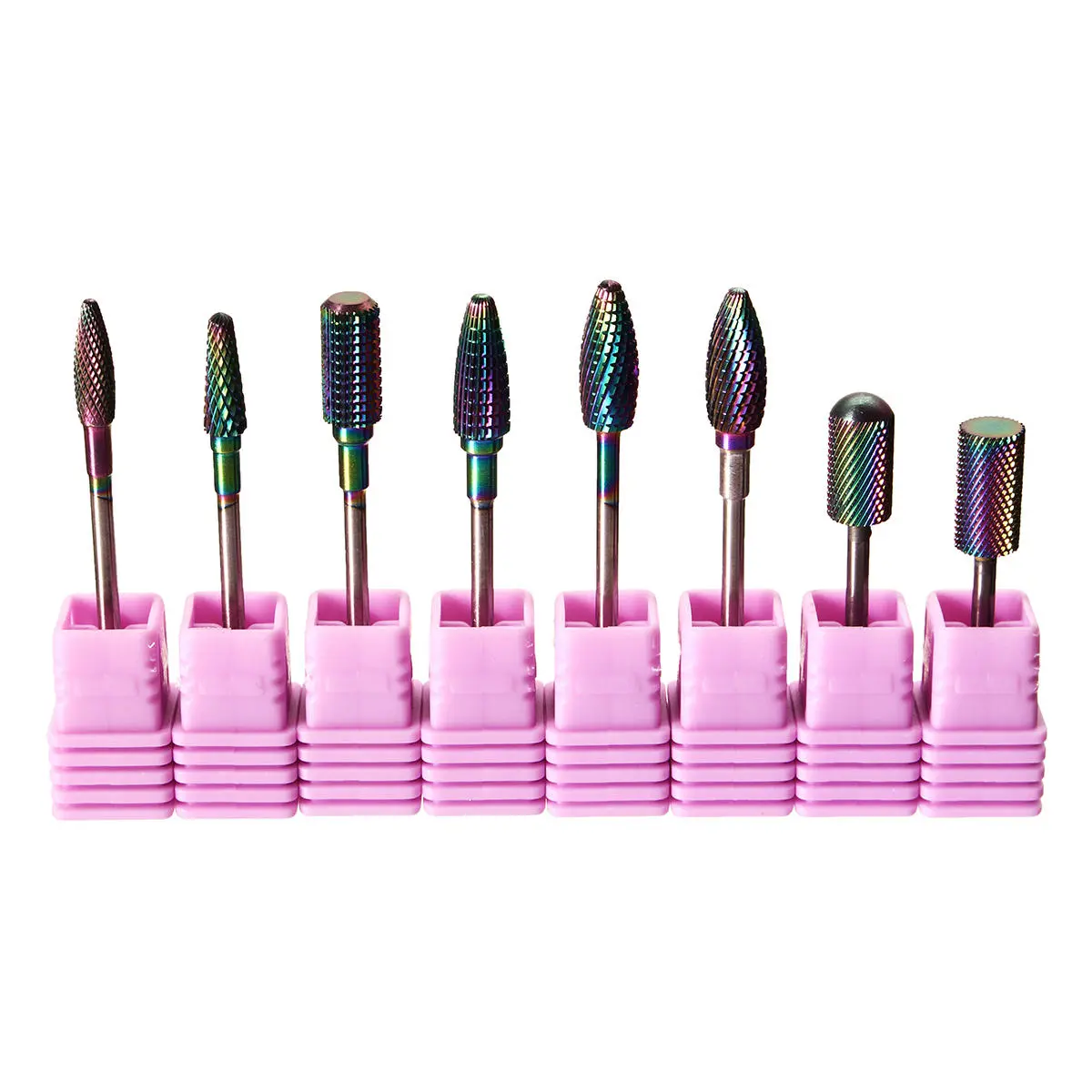 8pcs 3/32 Inch Tungsten Steel Nail Drill Bits | Electric Manicure Tool for Gel Removal - Image 2