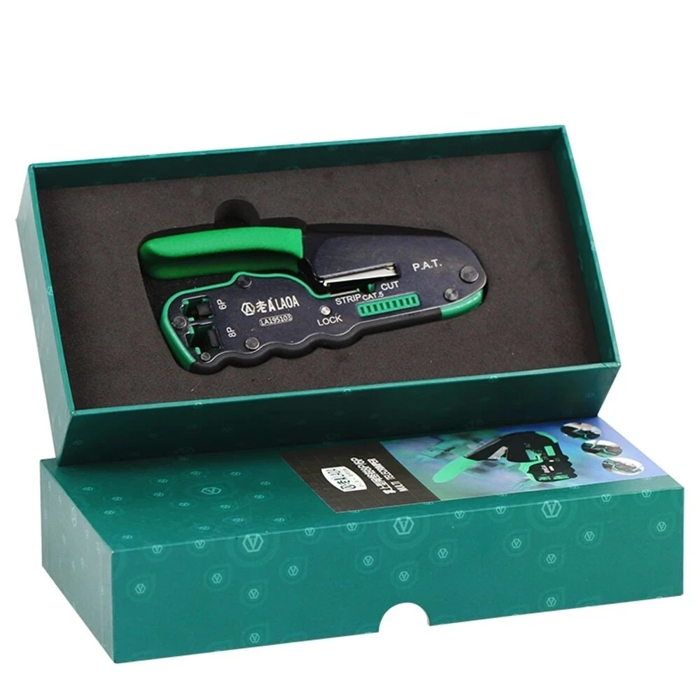 LAOA Portable 6P/8P Network Crimping Pliers - Cable Wire Stripper & Cutter - Image 4