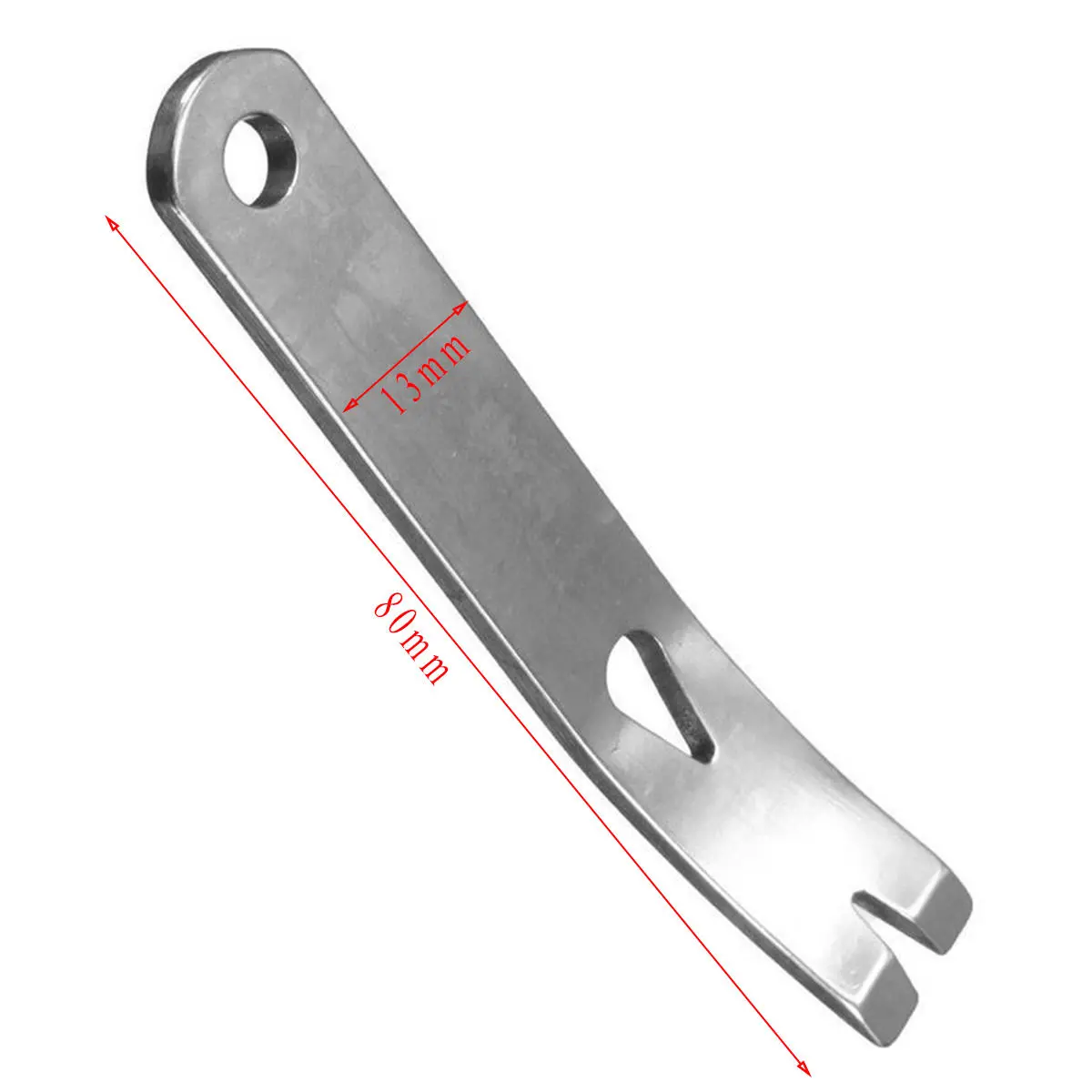 Stainless Steel EDC Pocket Pry Bar - Multifunctional Survival Tool & Bottle Opener - Image 5