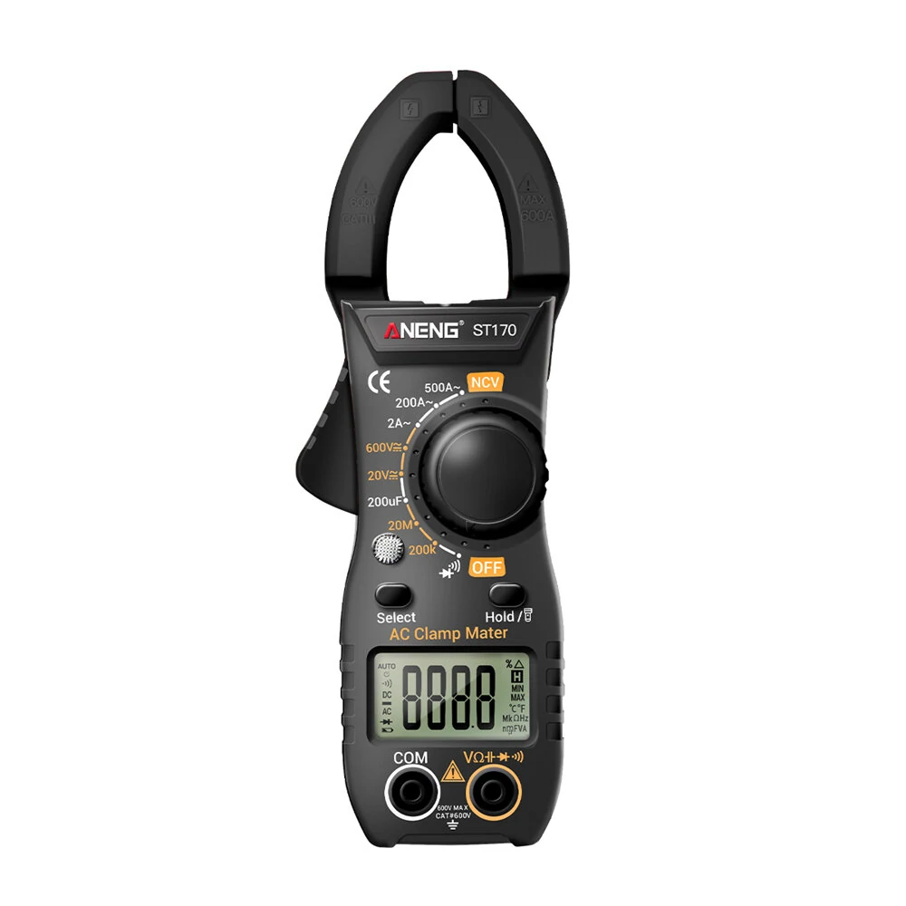 ANENG ST170 Digital Clamp Meter | 1999 Counts AC Current NCV Tester - Image 3