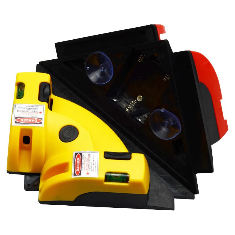 Red Right Angle Laser Level | 90 Degree Vertical & Horizontal Line Projection Tool - Image 5