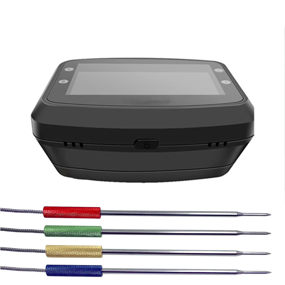 Wireless Bluetooth BBQ Thermometer with 4 Probes | High Accuracy & Alarm System - Image 2