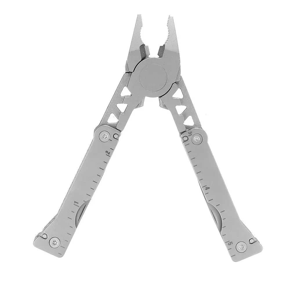 11-in-1 Pocket Multitool - Stainless Steel Plier, Wire Cutter & Bottle Opener for Camping - Image 4