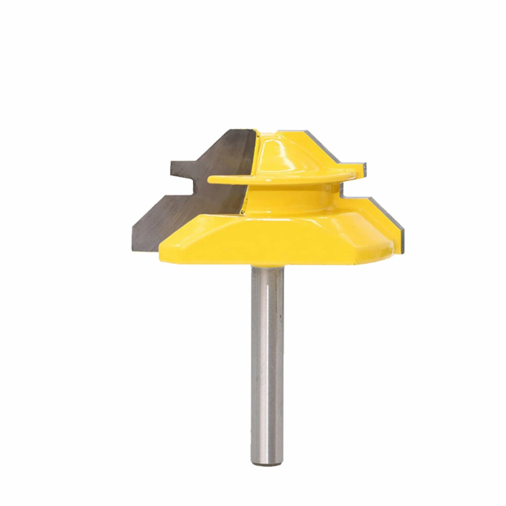 CMT 45 Degree Lock Miter Router Bit - 1/4 Inch Shank Tenon Cutter | Woodworking Tool - Image 2
