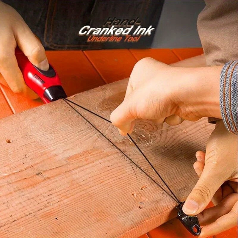 Precision Carpentry Ink Line Marker | 7m Nylon Thread | Automatic Rewind for Woodworking & Metalworking - Image 3