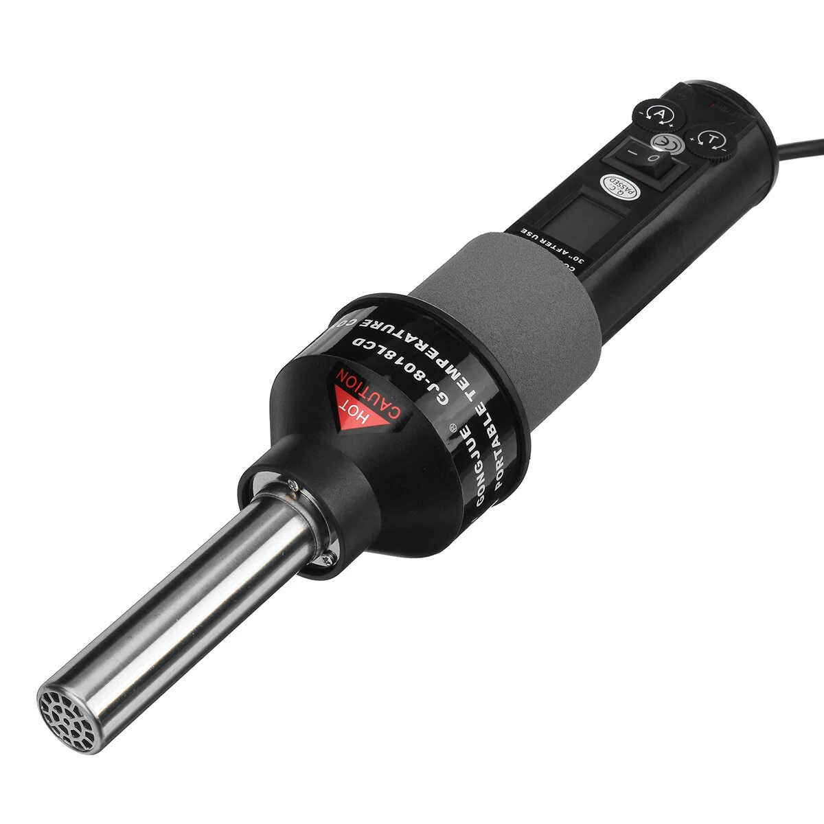 Mini 60W LCD Hot Air Gun - Digital Display Soldering Iron | Portable for DIY, Shrink Wrapping, Drying - Image 5