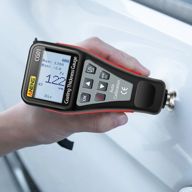 ANENG CG01 Digital Coating Thickness Gauge | 0-1500um | Backlight LCD | Car Paint & Film Tester - Image 4