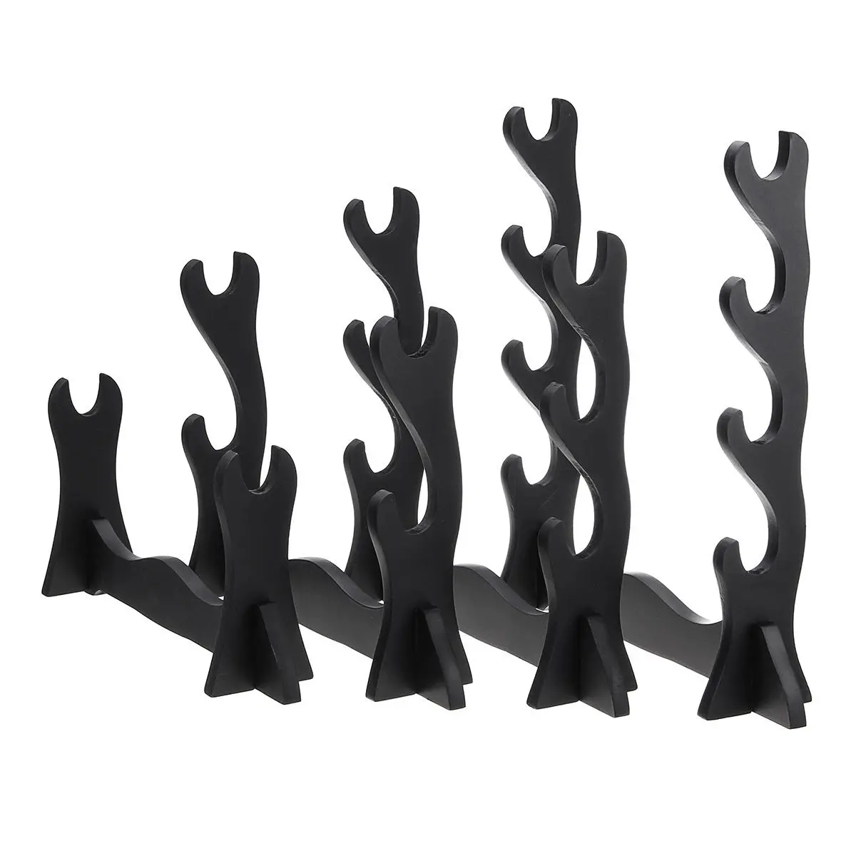 Samurai Tool Holder - 4 Layer Wall Mounted Bracket for Katana Equipment - Image 3