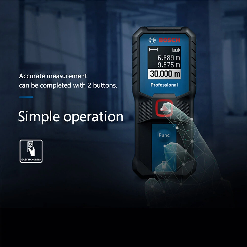 GLM 30-23 Professional Laser Distance Meter | 30m Range ±1.5mm Accuracy | Compact Multi-Unit Tool - Image 5