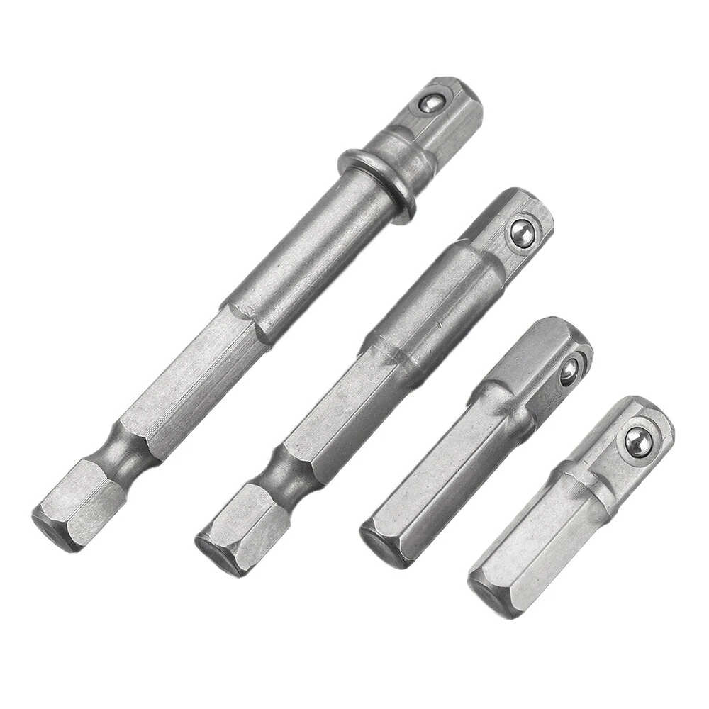 Drillpro 9pcs 1/4 Inch Screwdriver Extension Bar Set | with Angle Driver Adapter - Image 3
