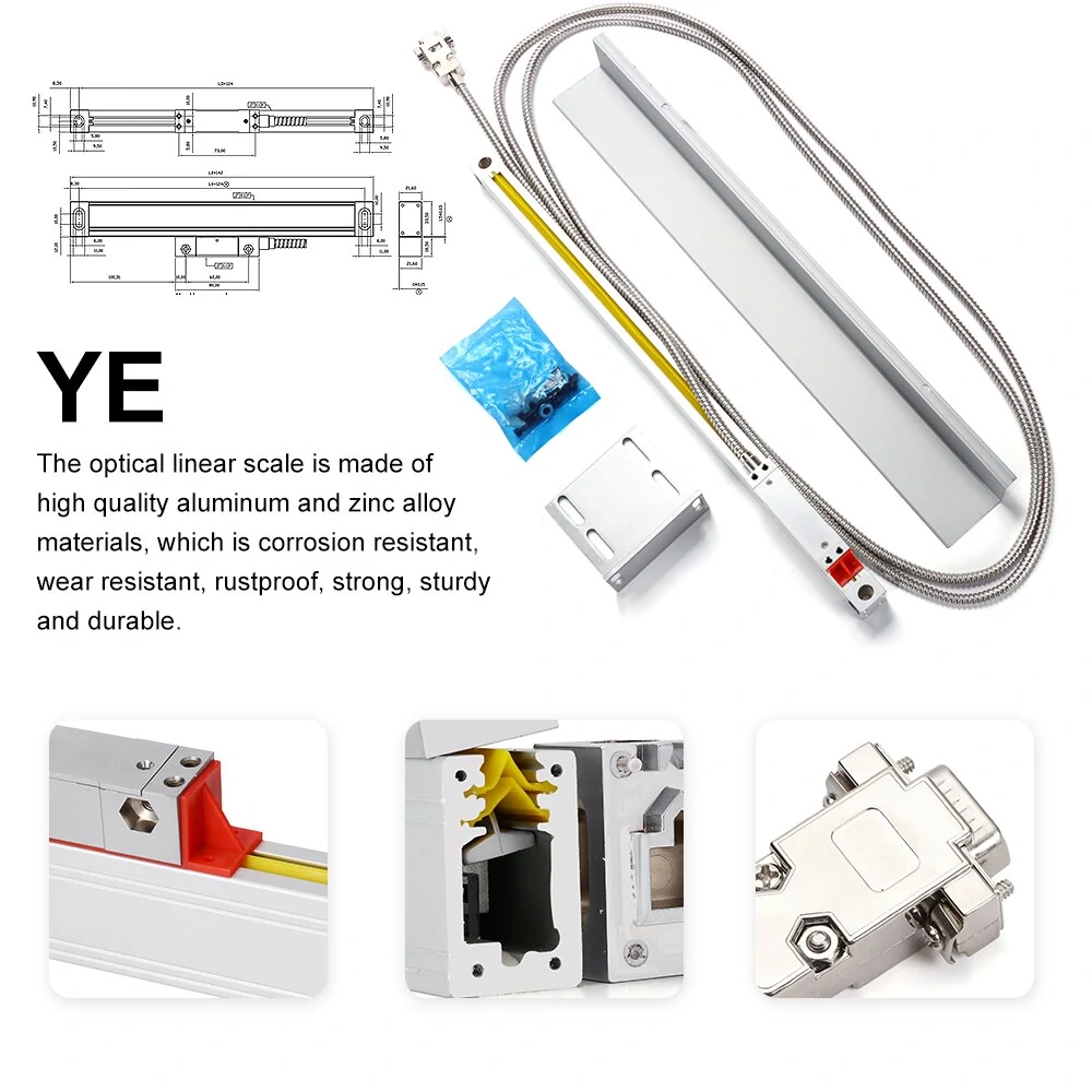 YHSINO VM600-3 Digital Readout | 3 Axis Optical Linear Scale | Durable Aluminum Alloy - Image 5