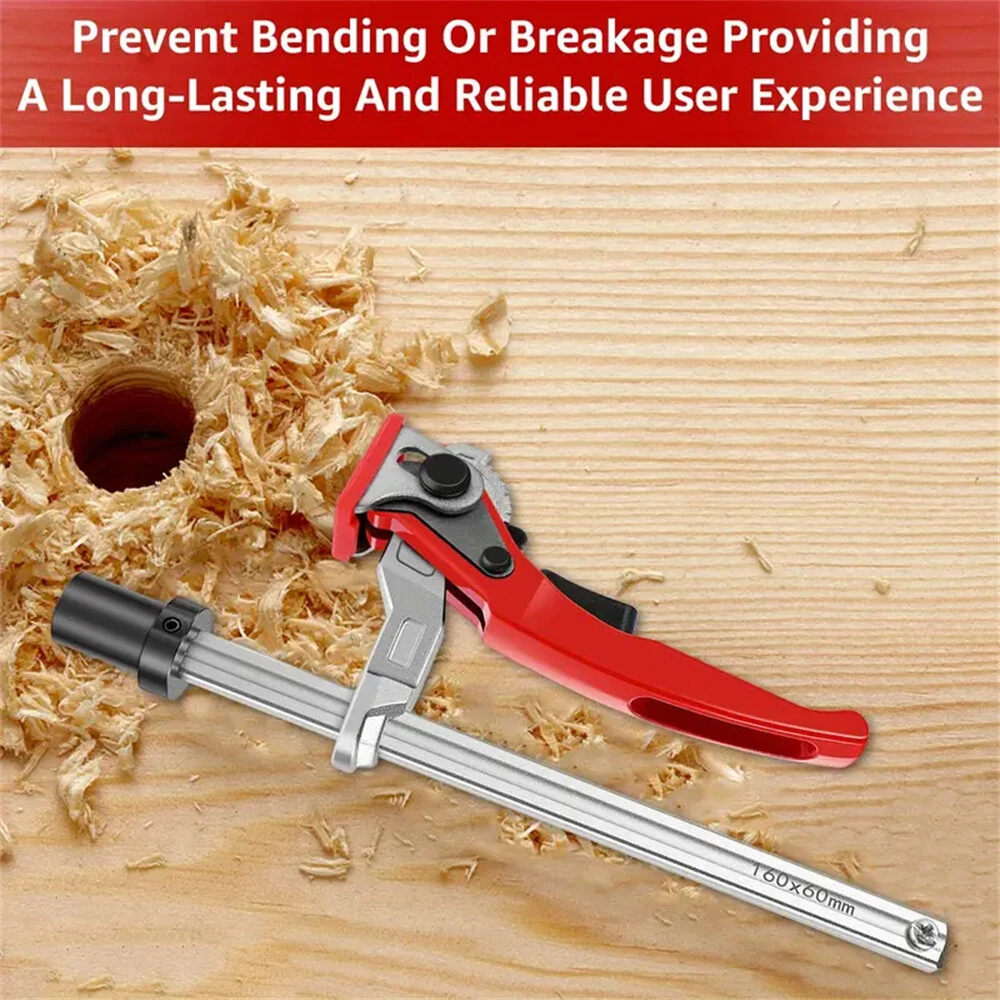 ENJOYWOOD MFT Table Bench Clamp - Quick Ratchet Hold Down Clip for 16mm 19mm 20mm 28mm Dog Holes - Image 3