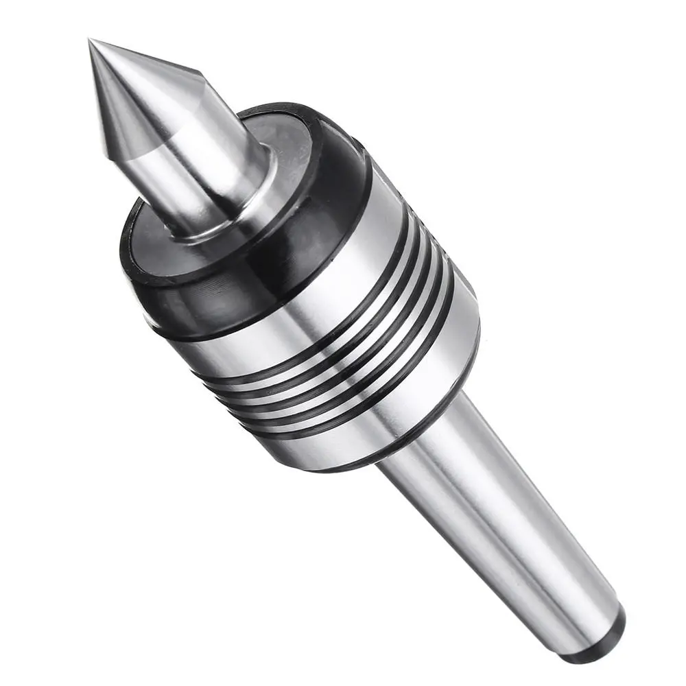 MT2 Live Center - 0.02 Inch Accuracy Steel Taper Tool with Triple Bearing - Image 4