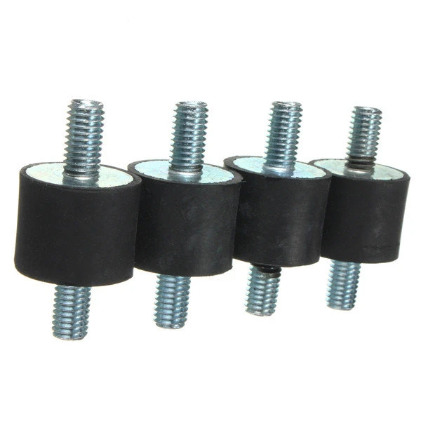 4pcs M8 20x25mm Rubber Shock Absorber Vibration Isolator Mounts | Air Cylinder - Image 4