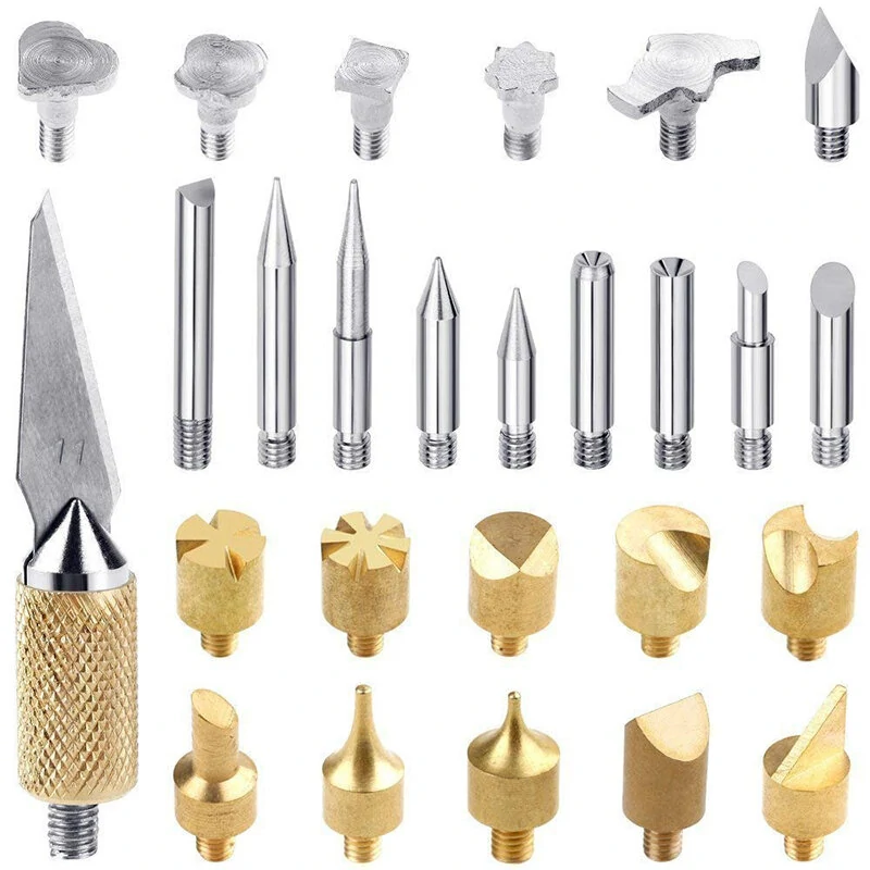 DIY Craft Soldering Iron - Wood Burning Pyrography Kit with Welding Tips - Image 2