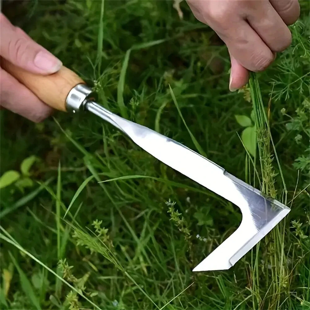 Weeding Machine with Crack Weeding - Ergonomic Wood Handle - Versatile Garden Tool for Lawn & Yard - Image 3
