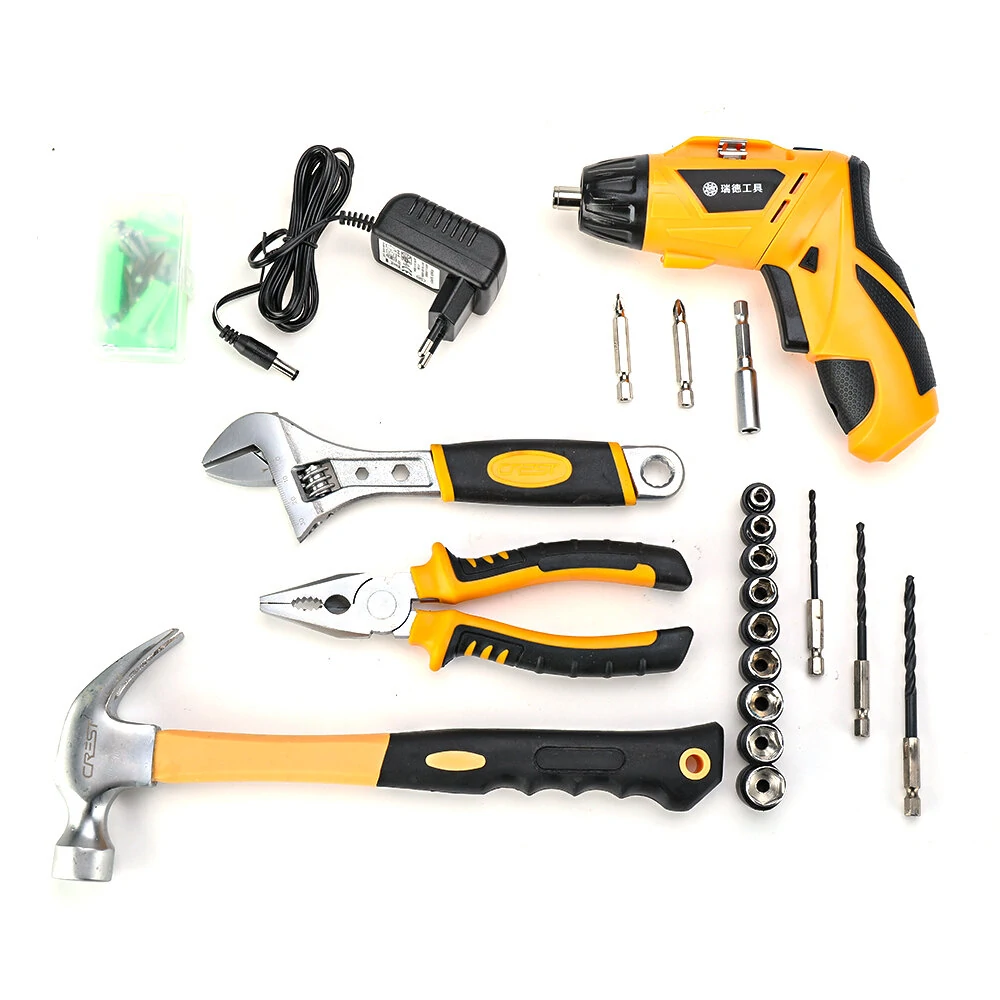 CREST Household Electric Screwdriver Repair Kit with Plastic Toolbox | 105095 - Image 4