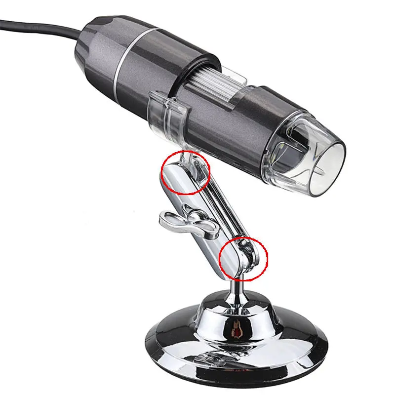 8 LED USB Digital Microscope - 0.3MP/2MP Magnifier Camera | 2M Pixel - Image 3