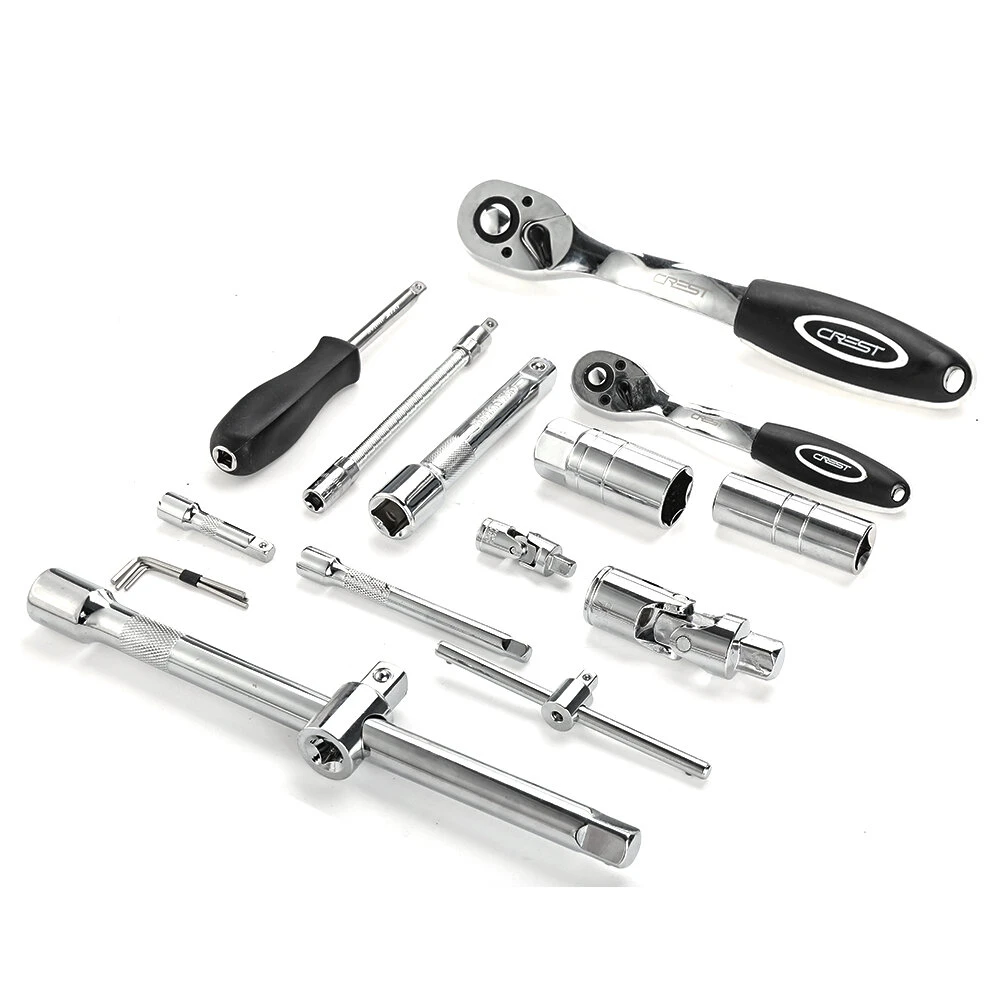 CREST 94-Piece Professional Car Repair Tool Set with Socket Wrench & Toolbox - Image 5