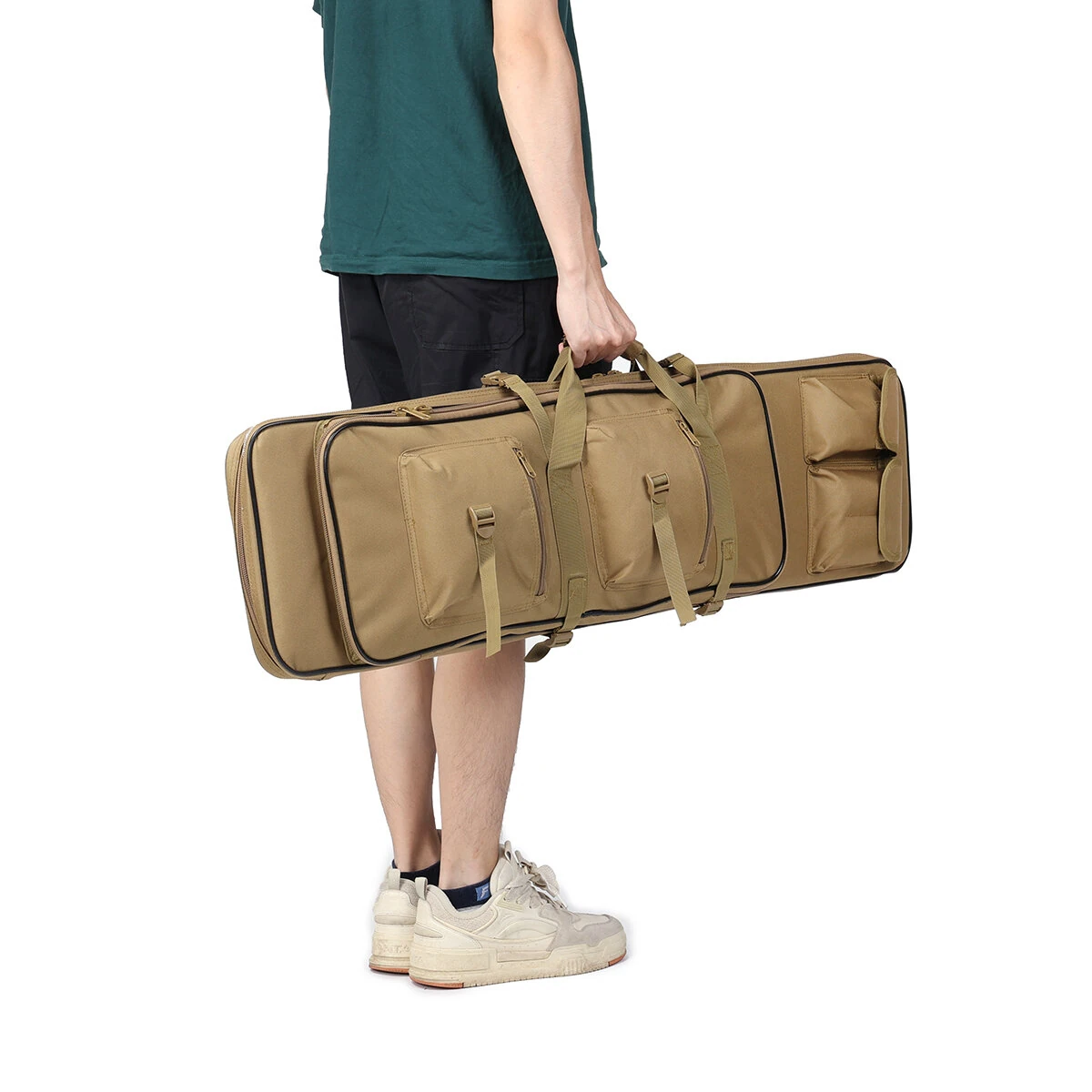 Tactical Gear PB251 Gun Bag - Water Resistant Oxford Cloth - Multi Compartments - 100x30CM - Image 3