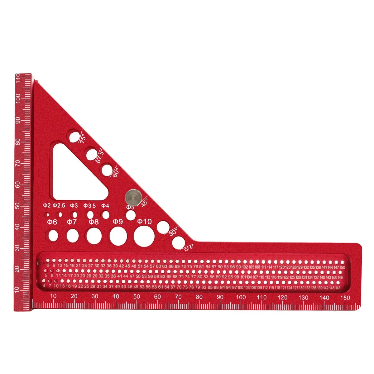 JIGHOLE 3D Multi-Angle Measuring Ruler | Metric Carpenter Woodworking Layout Tool - Image 5