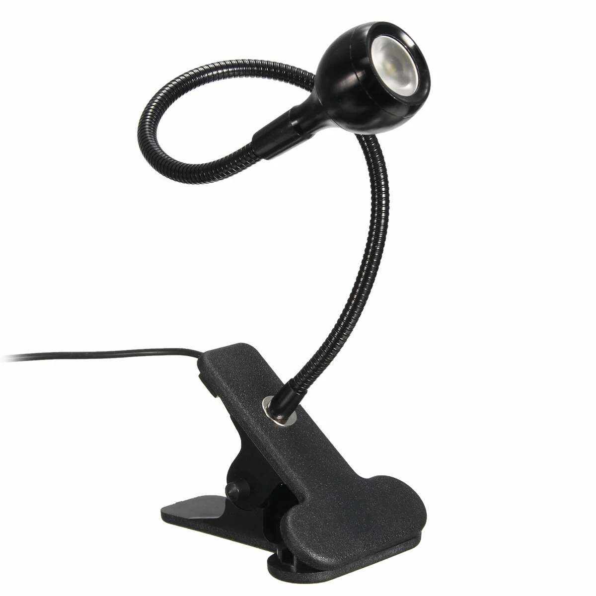 Flexible USB LED Reading Light - Clip On Bedside Desk Lamp for Books - Image 3