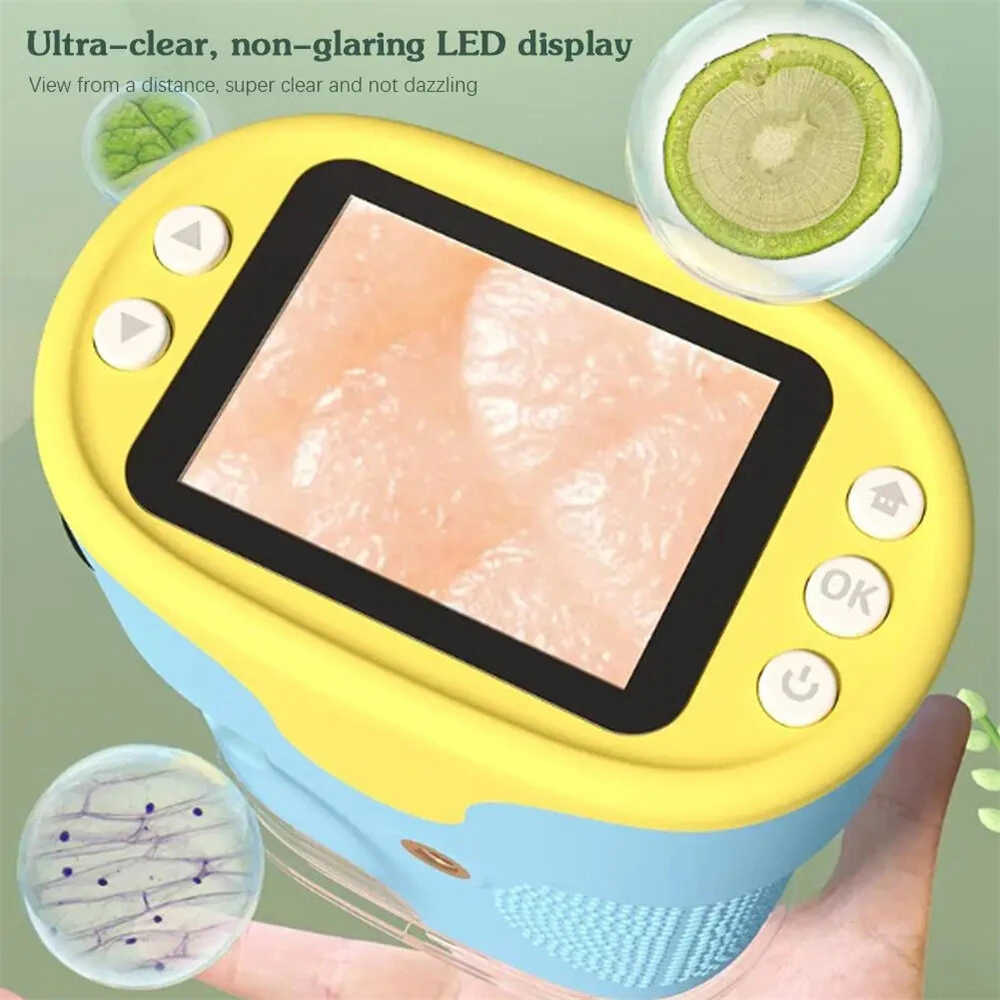 Handheld Portable Digital Microscope - 1000X Magnification HD | 32G Card & Tripod | STEM Educational Toy for Kids - Image 4