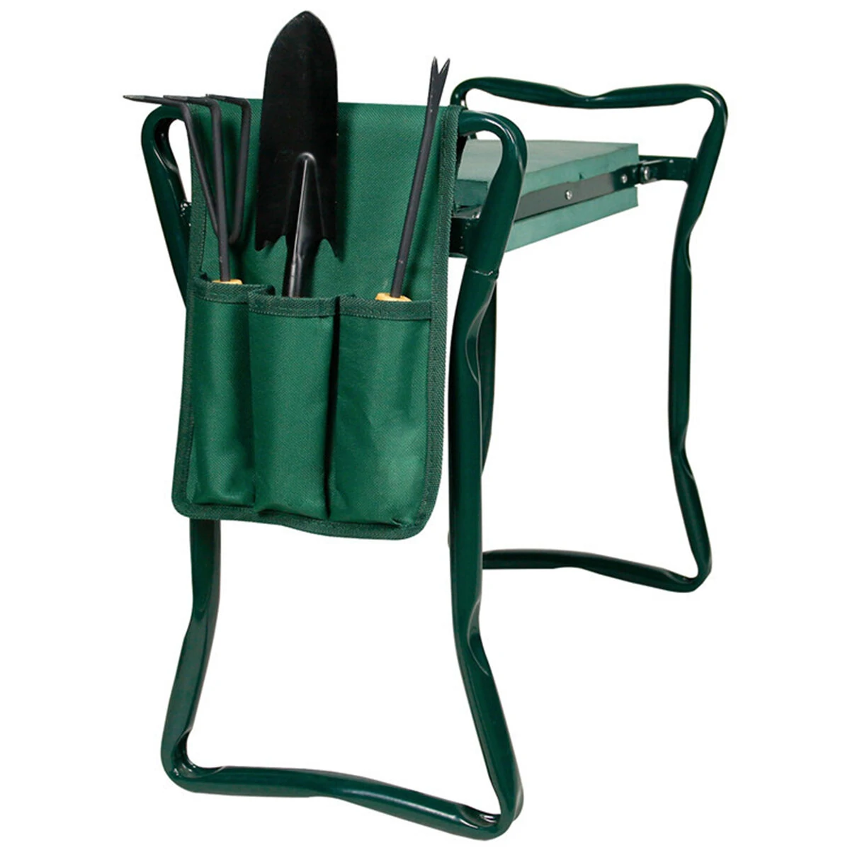 Oxford Garden Kneeler Tool Bag - Gardener Kneeling Chair with Storage Pouch - Image 2