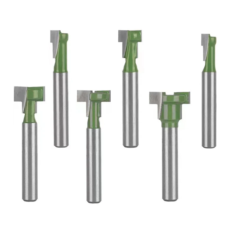 6PCS 1/4 Inch Shank Keyhole Router Bit Set | 6mm to 5/8 Inch Blade Diameter - Image 2