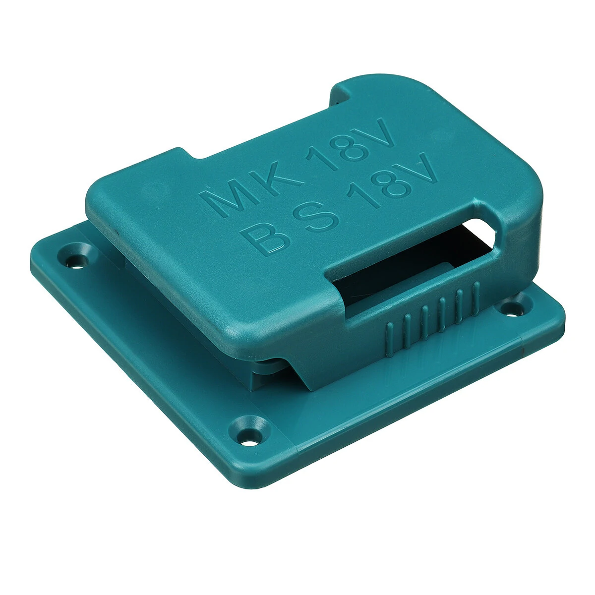Makita Bosch 18V 14.4V Battery Holder - ABS Storage Rack Stand with Mounts - Image 4