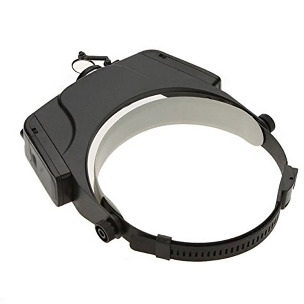 Magnifying Glass Headband with LED Light - Multi-lens Acrylic Eye Magnifier for Reading - Image 5
