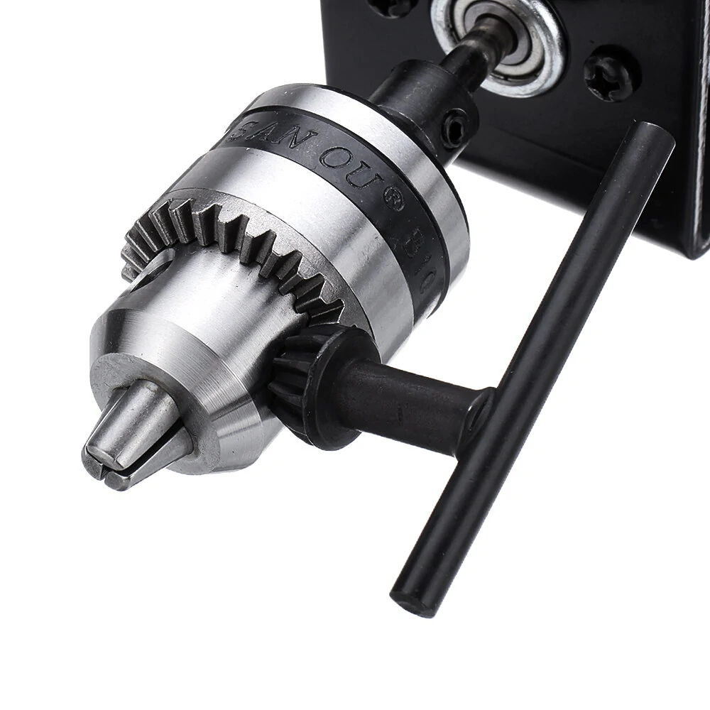 Machifit 775 DC 12V Lathe Press Motor | Mini Hand Drill Chuck & Mounting Bracket - Image 5