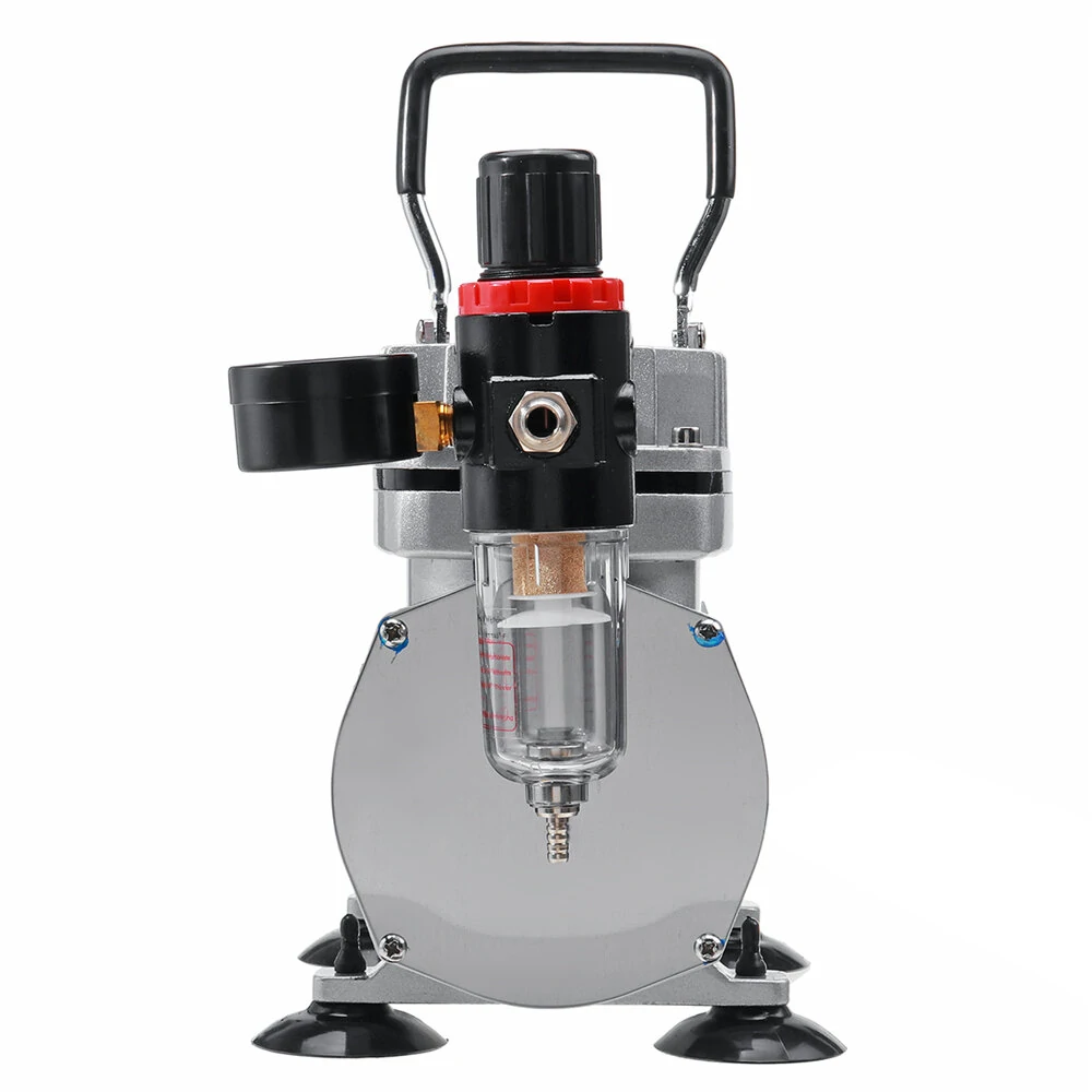 Portable Airbrush Compressor - 110/220V High Pressure Spray Gun Pump for Painting - Image 5
